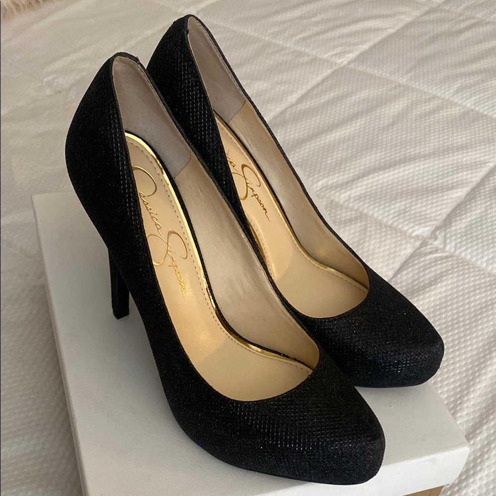 Jessica Simpson Black High Heels